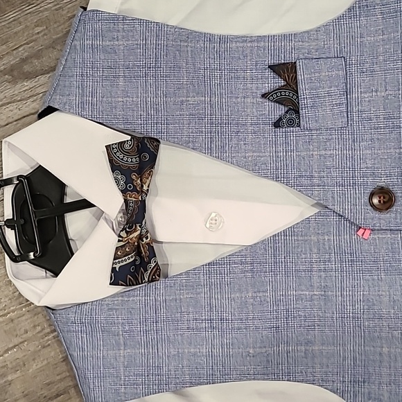 SIZES ADDED Isaac Mizrahi 4 Piece Vest Suit - Picture 3 of 9